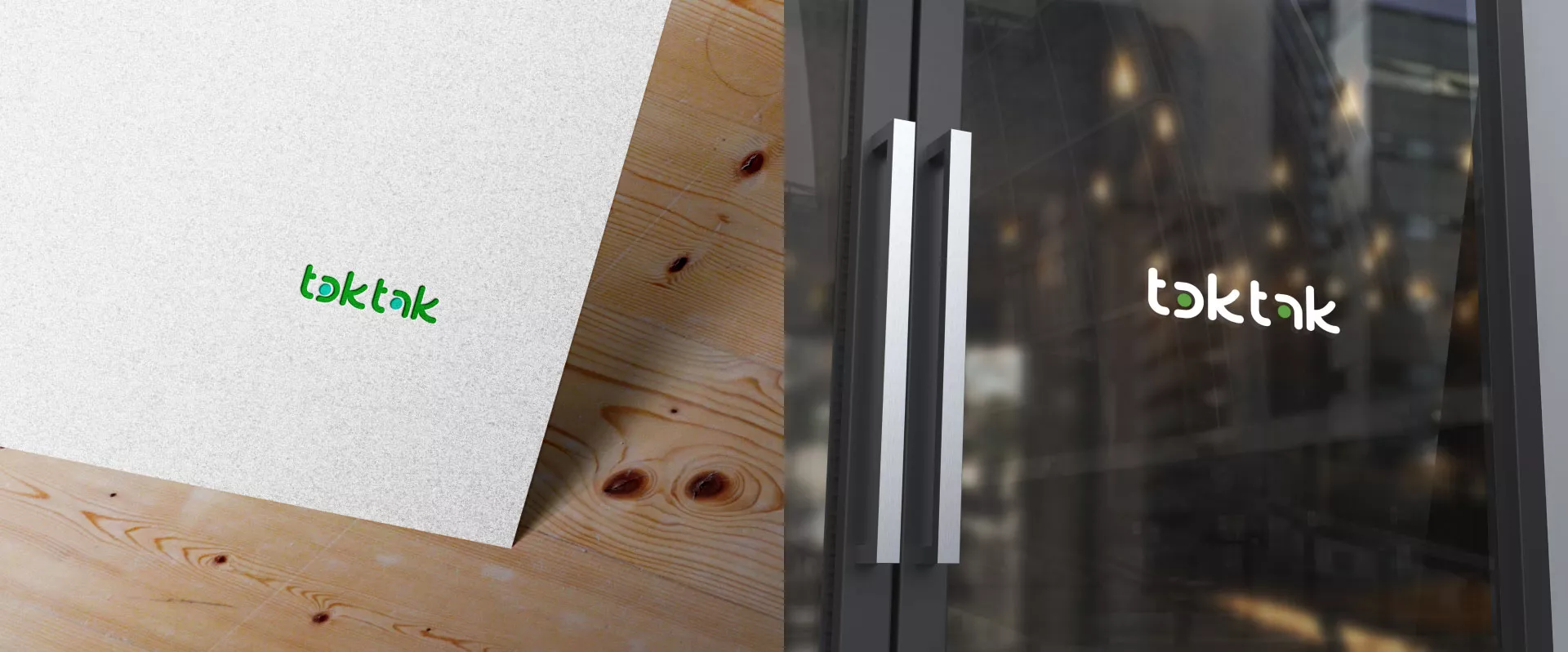 Разработка логотипа компании «Ток-Так» в Реутове